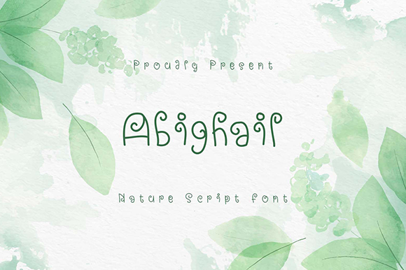 Abighail: A Whimsical Handwritten Font for Modern Web Design