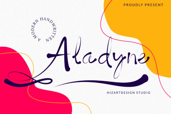 Aladyne: A Delicate Handwritten Font for Elegant Editorial Design