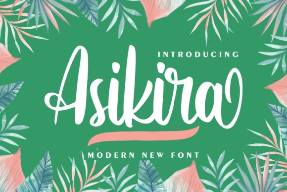 Asikira: A Bold Handwritten Font That Elevates Small Business Branding