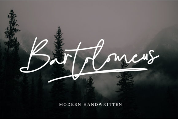 Bartolomeus: A Light & Elegant Script Font for Branding and Design
