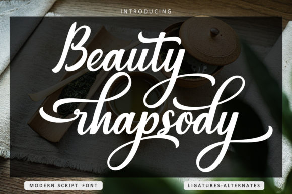 Beauty Rhapsody: The Handwritten Font That Elevates Campaign Visuals
