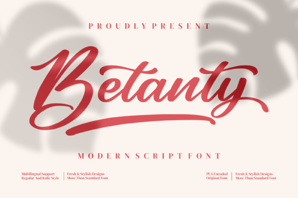 Betanty: A Delicate Handwritten Font for Elegant Brand Campaigns