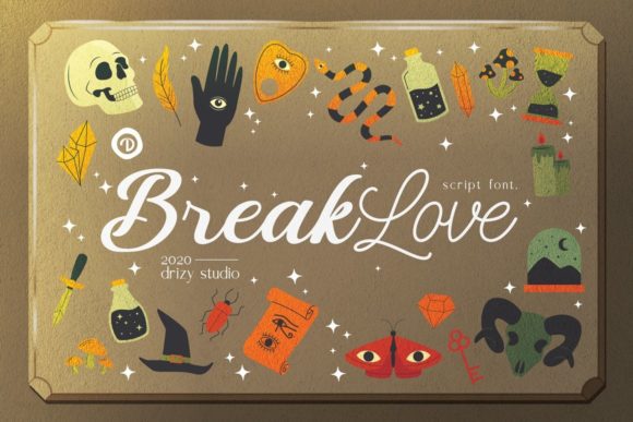 BreakLove Font: Stylish Script for Bold Design Projects