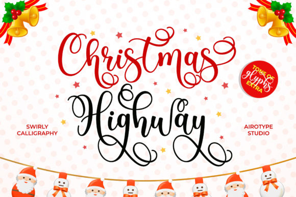 Christmas Highway: A Handwritten Font for Festive Branding and Campaign Design