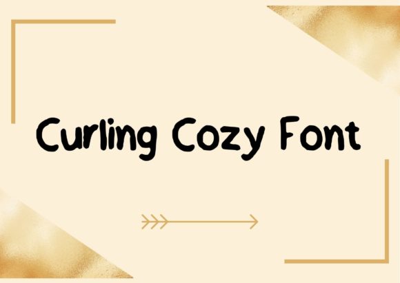 Curling Cozy: A Cute Handwritten Font for Business Branding