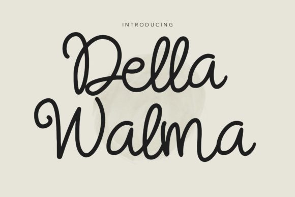 Della Walma: A Delicate Handwritten Font for Elegant Branding Projects