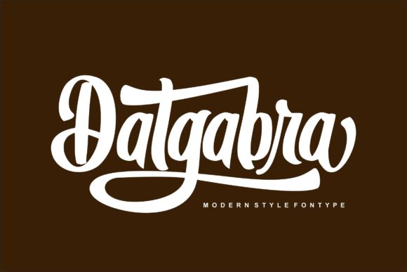Exploring Datgabra: A Script Handwritten Font for Makers and Designers