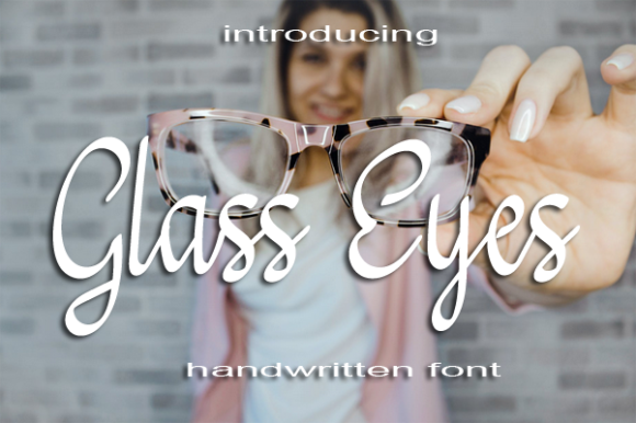 Glass Eyes: A Delicate Script Font for Handmade Labels and Elegant Branding