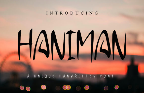 Haniman: A Cool & Casual Handwritten Font for Crafty Makers and Creative Sellers