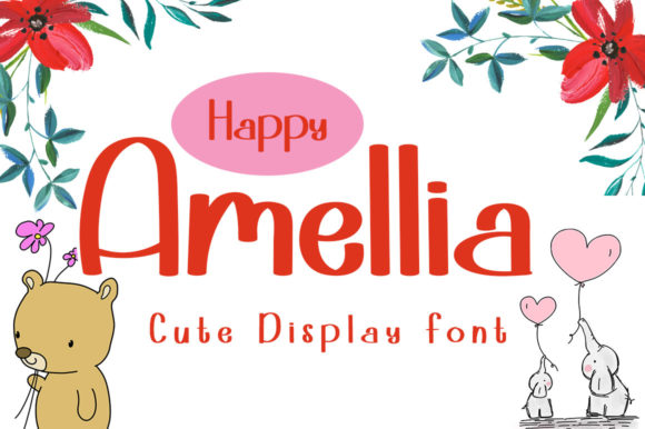 Happy Amellia: A Simple & Cute Handwritten Font for Modern Campaign Design