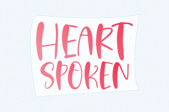 Heart Spoken: A Quirky Handwritten Font for Casual Branding Projects