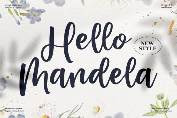 Hello Mandela: A Handwritten Font That Elevates Small Business Branding