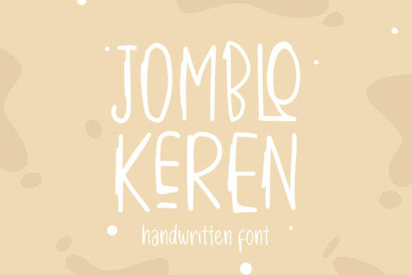Jomblo Keren: A Quirky Handwritten Font for Small Business Branding