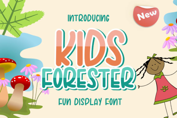 Kids Forester: A Sweet Handwritten Font for Playful Brand Campaigns