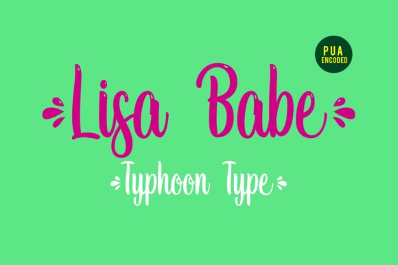 Lisa Babe: A Sweet Handwritten Font for Crafters and Makers
