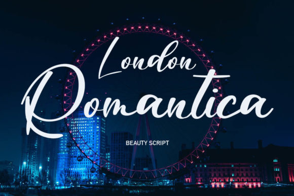London Romantica: A Sweet Handwritten Font for Romantic Campaign Design
