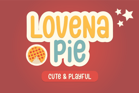 Lovena Pie: A Handwritten Font for Joyful Editorial Design