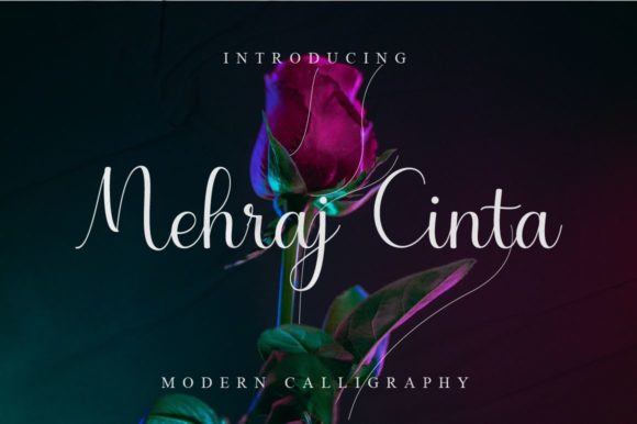 Mehraj Cinta: A Handwritten Font That Elevates Maker Designs