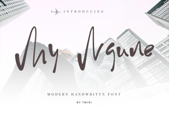 My Ngune: A Quirky Handwritten Font for Relaxed Campaign Visuals