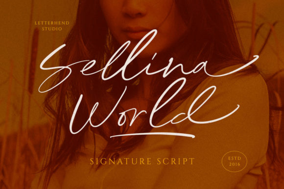Sellina World: A Delicate Handwritten Font for Impactful Campaign Typography
