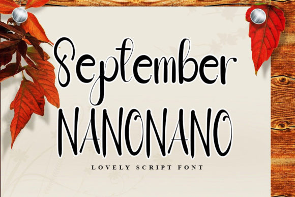 September Nanonano: A Chic Handwritten Font for Crafters and Makers