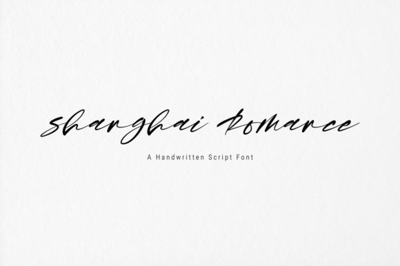 Shanghai Romance: A Sweet Handwritten Font for Romantic Campaigns