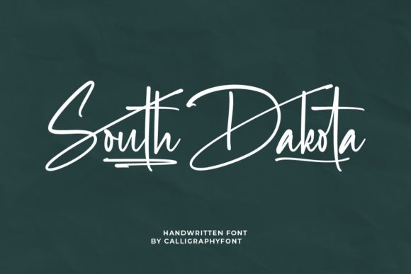 South Dakota: A Stunning Handwritten Font for Crafters and Makers