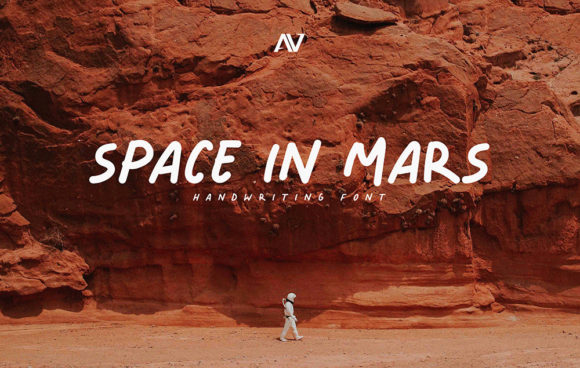 Space in Mars: A Laid-Back Handwritten Font for Modern Web Design
