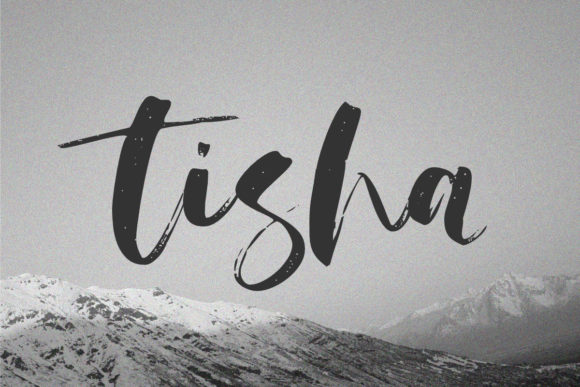 Tisha: A Chic Handwritten Font for Fashion and Editorial Design