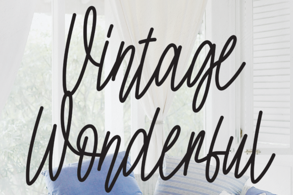 Vintage Wonderful: A Relaxed Handwritten Font for Creative Editorial Design