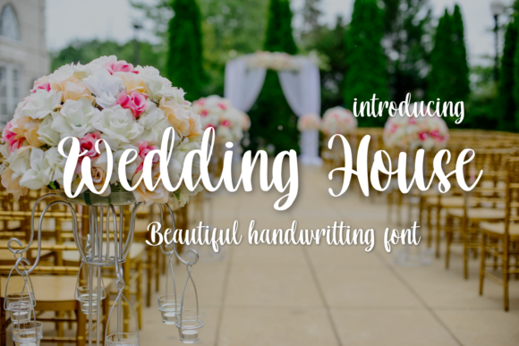 Wedding House: A Timeless Handwritten Font for Elegant Web Design