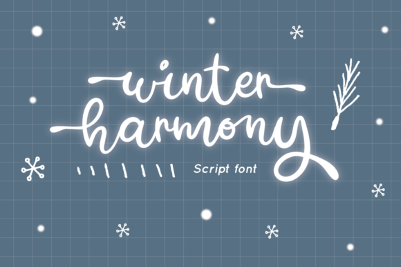 Winter Harmony: A Delicate Script Handwritten Font for Elegant Editorial Design